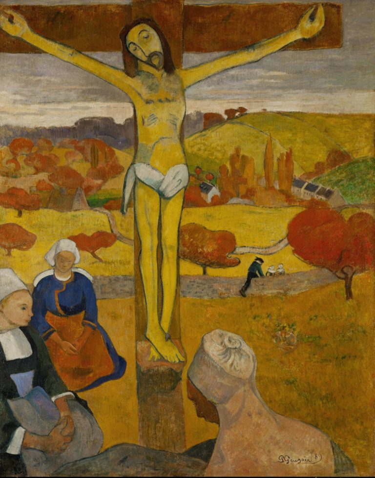 the yellow christ paintingpaul gauguin