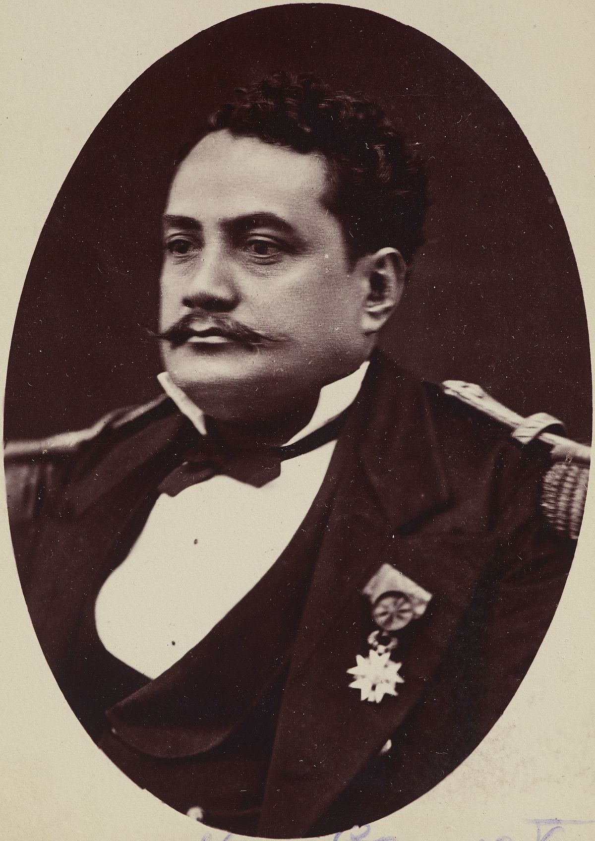 picture of tahiti's last king pomare v