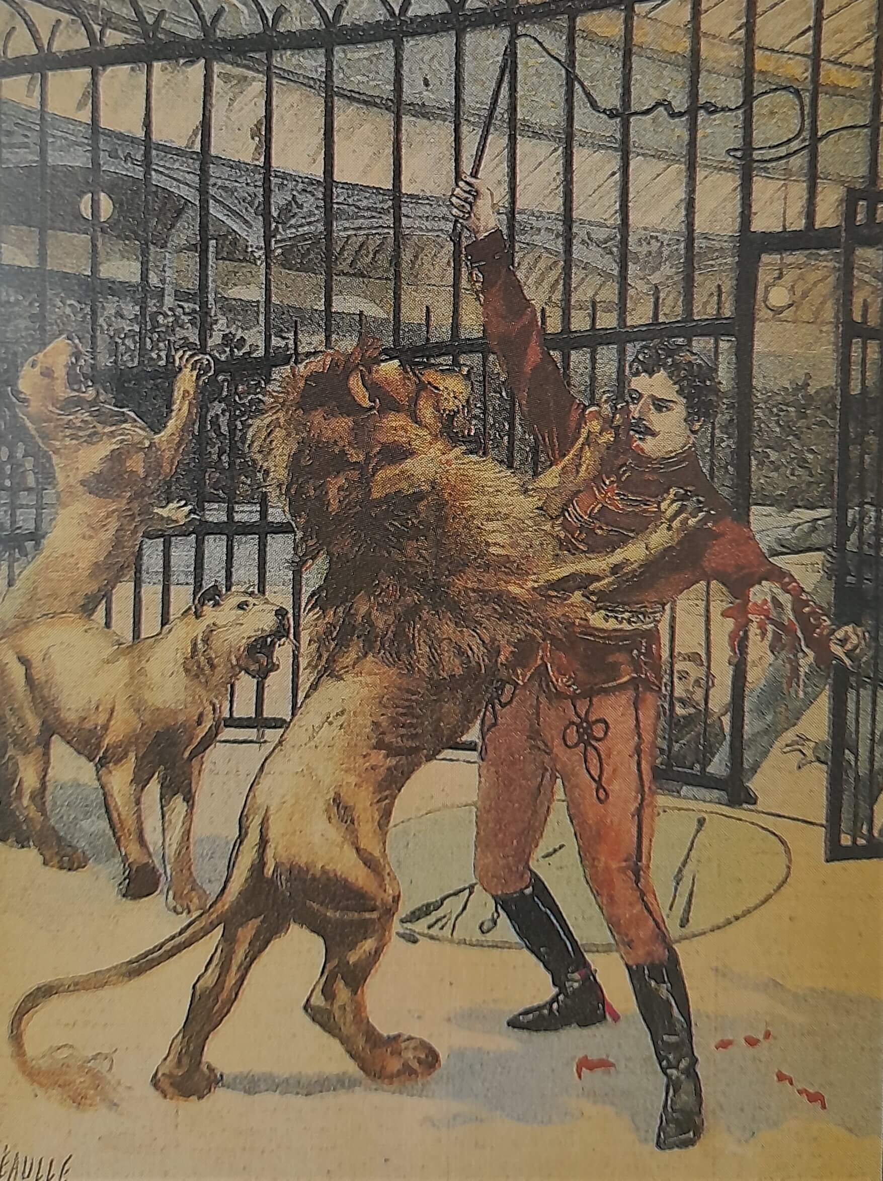 the lion tamer painting